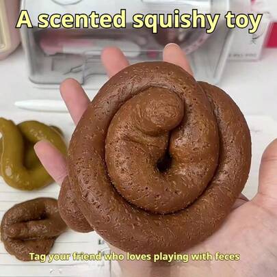 1 pieza Juguete apretable divertido en forma de excremento - Juguete antiestrés - Juguete suave y esponjoso - Juguete para inquietos - Juguetes de Stitch - Juguetes de viaje - Juguetes para inquietos en el aula - Mini juguetes de baño - Pelota antiestrés de navidad, regalo de cumpleaños, regalo perfecto, regalo de Pascua, regalo de Navidad, regalo de Halloween, regalo de Navidad