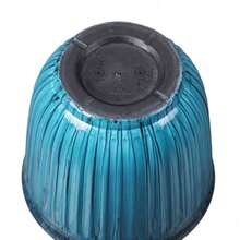 Large Light Blue Resin Plant Pot With 10.7 Inch Diameter And 9.7 Inch Height - Nhiều màu - Xem 5