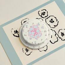 MagSafe磁吸手机支架，气垫支架，磁性底座，强磁吸附，简约心形蝴蝶结设计 - 彩色 - 查看 4