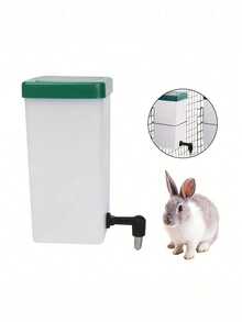 Automatic Pet Water Dispenser, Suitable For Small Pets Like Rabbits, Hamsters, Guinea Pigs, Squirrels - White - View 5