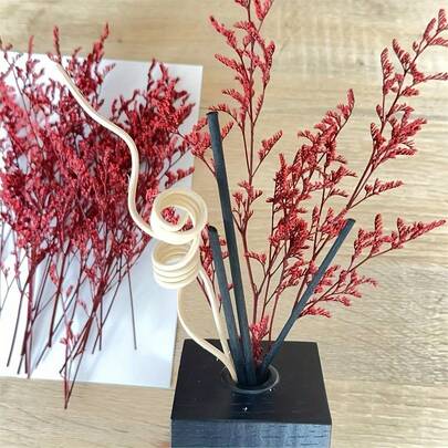 25/45支紫色、红色蒲苇草、满天星、玫瑰及花束 | 散装，适用于DIY手工艺品及婚礼餐桌装饰 | 母亲节、万圣节、复活节及派对装饰 | 室内外均可使用