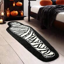 Gothic Black And White Bathroom Rug Horror Rug Carpet Furniture Mats Rugs Horror Decor - 120x50cm - View 2