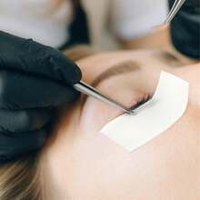 110片装睫毛移植垫，预裁切泡沫睫毛胶带，U型睫毛移植眼贴，睫毛胶带，眼垫，美容工具 - 白色 - 查看 4