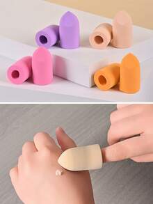 37pcs Professional Makeup Brush Set, Includes Soft Bristle Makeup Tools, Makeup Sponge, Powder Puff, Silicone Makeup Brush Cleaning Mat, Foundation Brush, Eyeshadow Brush, Blending Brush, Eyebrow Brush - Orange - View 5