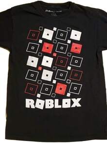 Video Game Shirt Square Logos Tee Shirt Black New - màu đen - Xem 1