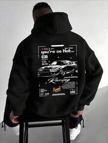 Men Outdoor Hoodies & Sweatshirts - Black - View 7