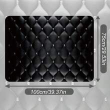 1 tấm thảm lót cốp xe họa tiết kim cương đen - Thảm lót sàn bằng polyester bền chắc, tiện dụng cho việc di chuyển hàng ngày, nâng và giữ hàng hóa an toàn, thảm lót cốp xe, phụ kiện nội thất xe hơi, quà tặng Giáng sinh - thảm cốp xe - Xem 9