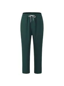 2pcs African Traditional Men's Outfit, Includes Top And Pants, Dashiki Print, Suitable For African American Men, Wedding, Groomsmen, Holiday, Party - Dark Green - View 7