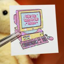 OZLICE Funny Cassette Tape Sticker: Please Be Patient With Me, I'm From The 1900sWater Bottle Sticker, Funny Stickers, Cute Stickers, Laptop Sticker, Stickers, Sticker For Laptop - Light Film - View 15