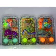 NOVO Brinquedos Jogo Argolas na Água Aquaplay Joguinho Mini Game Dinossauro - Multicolorido - Visão 3