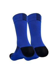 10 Pairs Women's Striped Bow Tie Mid-Calf Socks, Black & White Simple Design, Suitable For Casual & Leisure, Spring/Autumn - Multicolor - View 5