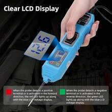 Portable Automotive Circuit Digital Measurement Pen 6-24V Fault Detector Automotive Electrical System Tester - Essential For Auto Repair And Household Use - Blue - View 4