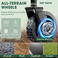 Carro de Camping Plegable para Todo Terreno con Capacidad de 150KG  Carro Portátil de Gran Capacidad para Acampar, Vender y Comprar - B - Ver 5