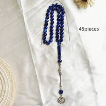 1pc 45 Beads Faux Amber Prayer Beads Acrylic Tasbih Bracelet - Multicolor - View 10