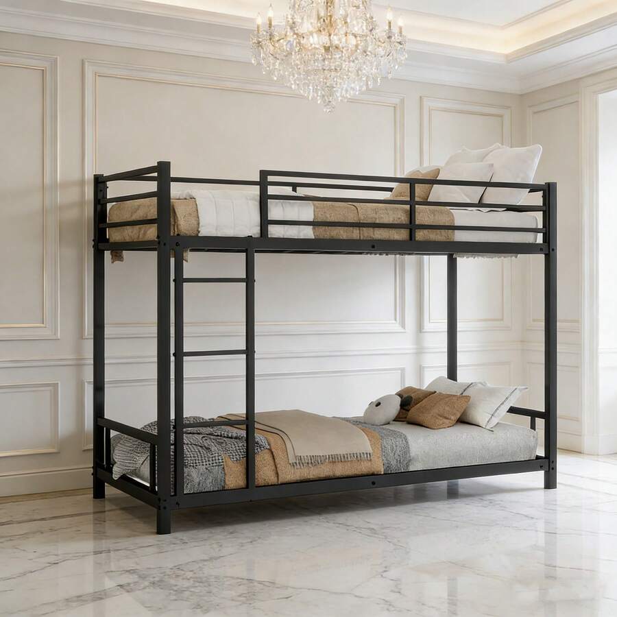 Kids Bed Frames, Headboards & Footboards - Black + Iron + Bedroom - View 1