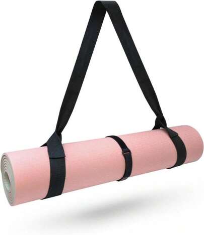 Fyroxx Yoga Mat Carrier, Premium Yoga Strap For Carrying Yoga Mats With Adjustable Hook And Loop Strap, Suitable For Carrying Most Sizes Of Yoga Mats, Free Your Hands, Soft And Durable