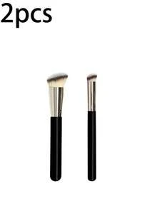 3pcs/2pcs/1pc Premium Luxe Makeup Brushes Set - Powder Brush And Concealer Brush, Suitable For Various Makeup Styles - Liquid, Cream, Contouring, Mineral Makeup - Multicolor - View 12
