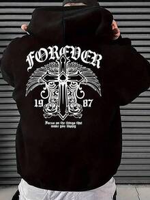 Men Outdoor Hoodies & Sweatshirts - Black - View 1