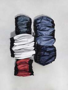 1pc - You Need To Purchase 4pcs Or 6pcs, Baby Stroller Wheel Covers, To Prevent Dirtying The Floor When, The Wheels Can Still Roll With The Covers On (Style And Lining Color Sent Randomly) - Multicolor - View 9