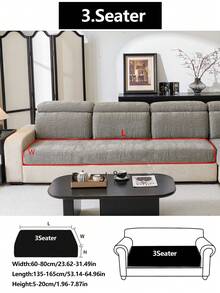 1 tấm bọc ghế sofa co giãn, chống trượt, phủ toàn bộ bề mặt ghế, phù hợp cho mọi mùa, bọc ghế sofa bằng vải, có thể giặt máy, chống bụi, thân thiện với thú cưng, bảo vệ ghế sofa trang trí, có thể điều chỉnh cho phòng ngủ, văn phòng, phòng khách và ghế sofa hình chữ L cũng như ghế sofa 1/2/3/4 chỗ ngồi. - Màu xám đen - Xem 14
