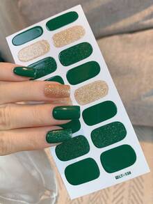 Full Nail Stickers, Green Clover, Multicolor Nail Art Decals, Nail Stickers Suitable For Women, Girls Nail Art Supplies, Party, Holiday, Celebration, Birthday Gift Nails - Multicolor - View 6