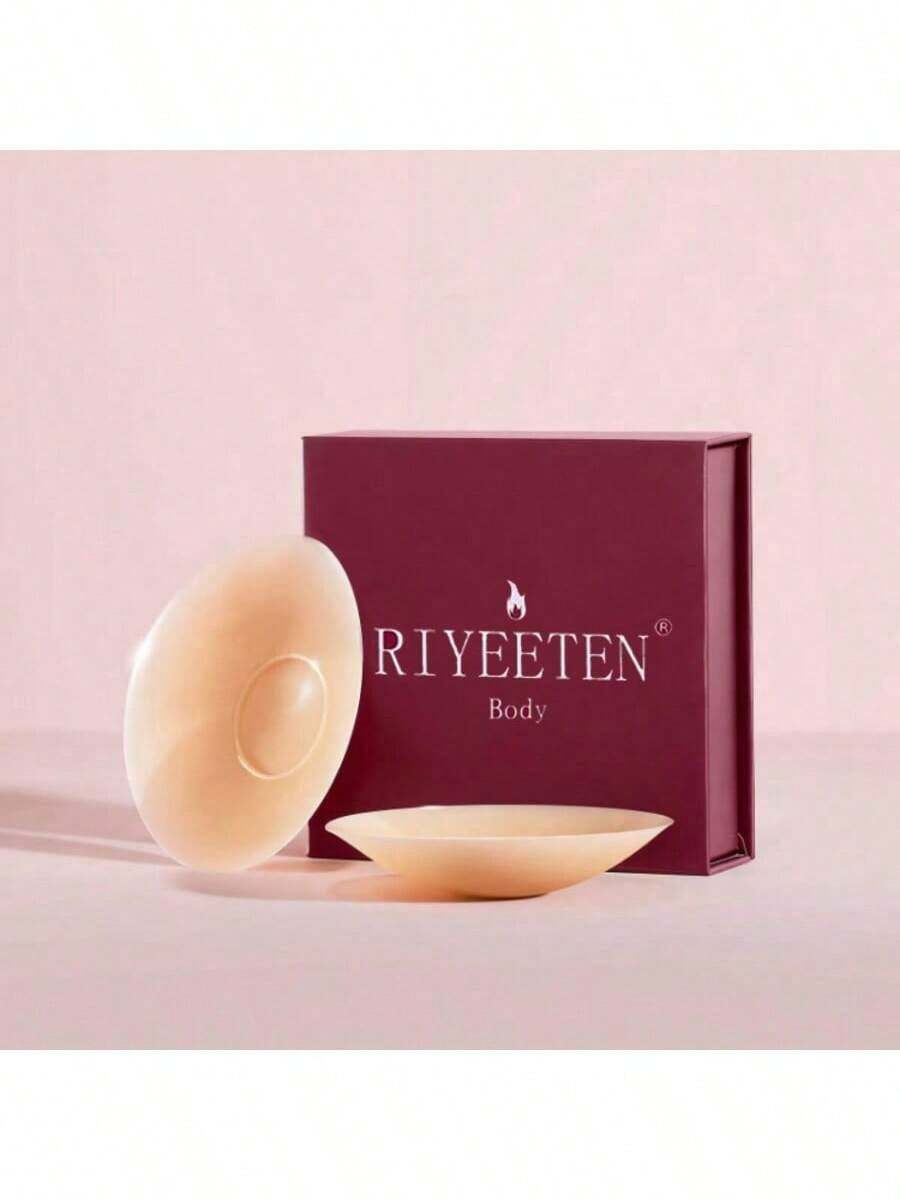 RIYEETEN Grippy Nipple Covers Sticky Cakes Circles Bra Cup - The First-Ever Sticky Not Icky Circle Nipple Covers - Honey - View 1