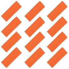 Euuztu Kenz Laurenz 3 Cotton Headbands Pack Stretch Elastic Yoga Soft And Stretchy Sports Sweatbands Fashion Headband Teens Women Girls (1 Pc Headbands, Red) - ORANGE - 查看 8