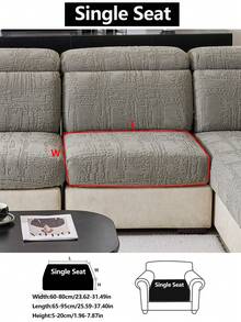 1 tấm bọc ghế sofa co giãn, chống trượt, phủ toàn bộ bề mặt ghế, phù hợp cho mọi mùa, bọc ghế sofa bằng vải, có thể giặt máy, chống bụi, thân thiện với thú cưng, bảo vệ ghế sofa trang trí, có thể điều chỉnh cho phòng ngủ, văn phòng, phòng khách và ghế sofa hình chữ L cũng như ghế sofa 1/2/3/4 chỗ ngồi. - Màu xám đen - Xem 13
