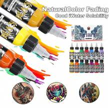 1/7/14 Set Tattoo Ink, Tattoo Pigment, Beginner Tattoo Set 30ml/1 Bottle, High Saturation, Easy To Apply, Smooth Flow, Painting Ink, Durable Tattoo Pigment, Rich Colors, Easy To Operate And Use, Unlock Endless Tattoo Creation Possibilities. - Multicolor - View 3