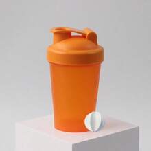 1pc 13.5oz Leak-Proof Protein Shaker Bottle With Mixing Ball, Suitable For Fitness And Meal Prep - Multicolor - View 11