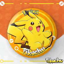 pokemon 宝可梦动漫双面徽章，大型金属徽章，包含所有角色，适合装饰背包和手提包，是派对用品、收藏品或节日礼物的理想之选。 - 彩色 - 查看 3