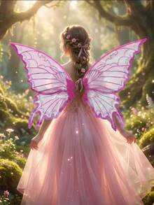 1pc Colorful Butterfly Wings For Adults - Suitable For Various Festivals, Carnivals And Cosplay Props, Available In Multiple Colors, Ideal Gift - Multicolor - View 6