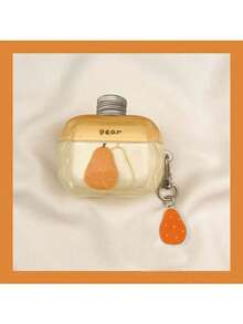 Creative 3D Apple Wireless Earphone Anti-Fall Protective Case Suitable Compatible With Apple Wireless Earphone Case, Scratch-Resistant And Shockproof - Clear - View 9