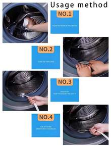 Bộ cọ vệ sinh 1/3/5 món, cọ lồng máy giặt, cọ ống thông hơi máy sấy, cọ cán dài, dụng cụ vệ sinh gia đình, thích hợp cho việc vệ sinh nhà cửa, phòng tắm và nhà vệ sinh. - Nhiều màu - Xem 8