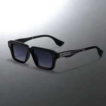 Vintage Square CP+PC,UV400 Sunglasses Special Pin Core Design Vintage Cool Style Metal Frame And Lenses Luxurious And Retro Style. Decorative Glasses. Ideal Gift For Parties And Great Choice For Shopping - K40549 - View 7