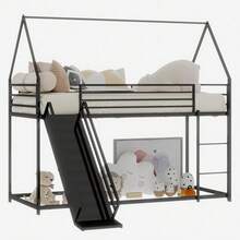 Kids Bed Frames, Headboards & Footboards - Black + Iron + Bedroom - View 6