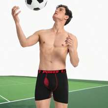 PIXUM Ms Underwear Boxer Briefs Soft Comfort Boxers Moisture-Wicking Breathable Underwear For M - Lai - Xem 3