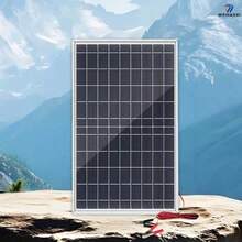 30W Portable Solar Panel Kit For Garden And Villa, Optional 100A Controller, 12V-18V-24V Output, USB 5V Solar Charger, Suitable For Power Bank, Phone, Watch, Home Solar Panel, Whole House Solar Panel, Solar Power Bank - Black - View 12