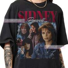 Limited Sidney Prescott Vintage Shirt, Retro Sidney Prescott Gift For Woman And Man, Retro Movie Gifts, Sidney Prescott 90s Bootleg T-Shirt - màu đen - Xem 1
