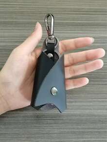 1pc Car Key Bag Cute Cartoon PU Leather Car Key Protection Cover Home Anti Loss Key Bag For Men Women Halloween Party Gifts - one-size - View 8