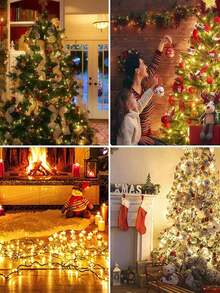 1 Package Of Solar String Lights, 7 Meters Per String, 50/20 LED Beads, 8 Modes, Waterproof Outdoor String Lights, Suitable For Gardens, Courtyards, Fences, Balconies, Outdoor, Holiday Decoration, Room Decoration, Garden Decoration, Wedding Decoration, Outdoor Decoration, Party Decoration, Birthday Decoration, Party Decoration, Neon Lights, Christmas Lighting, Etc. - 粉色 - 查看 5