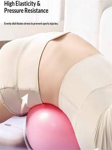 25cm Customized Mini Pilates Ball, Anti-Burst Fitness Ball For Home Gym Core Training - Multicolor - View 9