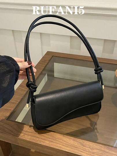 Bolso de hombro asimétrico con solapa ajustable de unicolor y elegante, adecuado para compras, almacenamiento de billeteras, mujeres jóvenes, estudiantes universitarios, recién casados, damas de oficina, etc. También adecuado para oficina, universidad, trabajo, negocios, viajes al trabajo, actividades al aire libre, viajes y ocio.