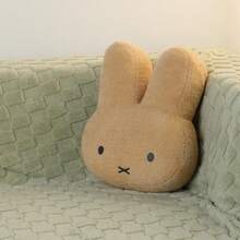 MIFFY 40厘米超大米菲兔头毛绒抱枕，柔软舒适，适合青少年、米菲兔粉丝和成人，也可作为家居/办公装饰品。 - 彩色 - 查看 6