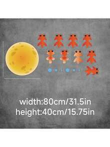 Cute Pigeon & Bird Pattern Static Cling Window Stickers, Glue-Free, Waterproof, Suitable For Children's Bedroom And Kitchen Glass Doors, Creative Decor, Anti-Collision - Multicolor - View 12