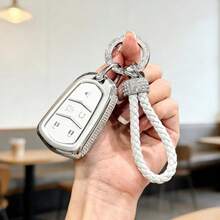 [ Side Diamonds ] 5 Buttons TPU Car Key Case Cover Shell Fob For Cadillac ATS CTS XT5 XT4 - 款式 11 - 查看 15