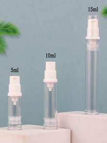 1个真空便携旅行可填充瓶，不同容量可选，无需气泵 - 适用于粉底液、旅行面霜等，真空泵分装器，耐用塑料材质，使用方便，无需电源，旅行面霜分装器 - 彩色 - 查看 10