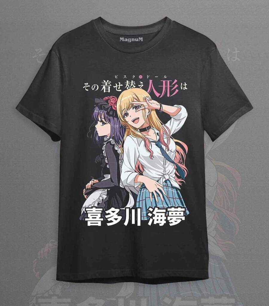 Marin Kitagawa My Dress Up Darling Anime T-Shirt, Sweatshirt, , Youth T-Shirt, Baby Romper TNGN - màu đen - Xem 1