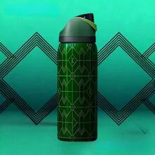 Termo con pajita de 24oz/32oz, se puede usar para deportes al aire libre, tiempo de conservación del calor y el frío del agua, bebidas congeladas, apariencia hermosa, mano de obra exquisita, adecuado para camping, trabajo, uso en interiores. - Multicolor - Ver 16