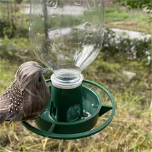 Outdoor Bird Feeder/Feeder, Garden Plastic Bottle Hanging Bird Feeder, "[DIY Transformation Tool] Empty Bottle Transformed Into Bird Feeder! Hang On The Balcony/Garden, Automatically Dispense Food, Wild Birds Will Come To Feed!" - Green Disc Bird Feeder - View 9